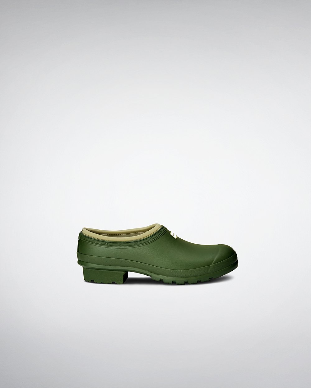 Hunter Hombre Gardener - Zuecos Verde - 962-IWDTZH